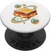 Grilled Cheese Lover Gifts Grilled Cheese Streetwear Retro Foodie PopSockets PopGrip Adesivo