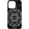 Sacred Geometry Mandala Clothing Custodia per iPhone 15 Pro Max Geometria sacra Metatrons Cube Dot lavoro