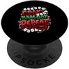 Chinese Game Night Lover Designs Divertente Mahjong Player Piastrelle Crak Bam Dot Repeat PopSockets PopGrip Adesivo