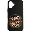 Book Babe | Feminine Reading Custodia per iPhone 16 Plus California Poppies Hot Girls Leggi Amante del libro