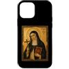 Icona di Santa Caterina da Bologna Custodia per iPhone 12 mini Elegante Icona Cattolica di Santa Caterina da Bologna