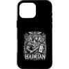 Ancient Rome Hadrian Emperor History Custodia per iPhone 16 Pro Max Muro Adriano Dell'Impero Storia Romana Leggenda