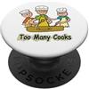 Mark Ewbie Troppi cuochi PopSockets PopGrip Adesivo