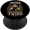 Wildkin Press Mamma di Gemelli Design Orso PopSockets PopGrip Adesivo