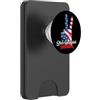 America USA Patriot Apparel 4 luglio Bandiera americana Shindig segno della pace con stelle PopSockets PopWallet per MagSafe