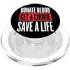 Donazione Di Sangue Donatore Di Sangue B Donate Blood Get A Cookie Save A Life Infermiere PopSockets PopGrip per MagSafe