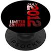 Since Month July Retro Vintage Year 2012 Luglio 2012 Anno Leggendario 2012 Retro 2012 Vintage 2012 PopSockets PopGrip Adesivo