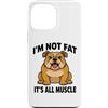 Funny English Bulldog Dog Lover Custodia per iPhone 13 Pro Max Bulldog inglese Im Not Fat Its All Muscle Dog Humor