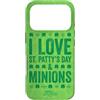 Minions Custodia per iPhone 17 Pro Minions I Love St Patty's Day Front & Back