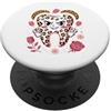 Dentistry Gift For A Dentist Leopard Print Dental Assistant Dentist Office PopSockets PopGrip Adesivo