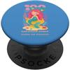 Kattie Kattie 100 Mermazing Days Of School, graziosa sirena dai capelli rosa per bambini PopSockets PopGrip Adesivo