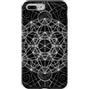Sacred Geometry Mandala Clothing Custodia per iPhone 7 Plus/8 Plus Geometria sacra Metatrons Cube Dot lavoro