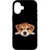 Corgi Puppy Lover PS Custodia per iPhone 16 Ritratto del cane del viso del primo piano del cucciolo di Corgi del bambino