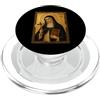 Icona di Santa Caterina da Bologna Elegante Icona Cattolica di Santa Caterina da Bologna PopSockets PopGrip per MagSafe