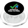 Software Developer Programmer Apparel Software Developer Coding Approved Push To Prod PopSockets PopGrip per MagSafe