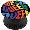 Regenbogen Liebe LGBTQ Stolz Statement Queer Queer Queer Gay Pride Festival LGBTQ PopSockets PopGrip Adesivo