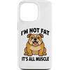 Funny English Bulldog Dog Lover Custodia per iPhone 13 Pro Bulldog inglese Im Not Fat Its All Muscle Dog Humor