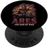 Greek Mythology Streetwear Ares Dio del coraggio e della guerra Mitologia greca spartana PopSockets PopGrip Adesivo