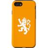 Dutch Lion Designs Custodia per iPhone SE (2020) / 7/8 Majestic Leone Olandese Olanda Orange Pride
