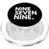 Area Code Tees NINE SEVEN NINE Codice area 979 College Station TX Texas Stati Uniti d'America PopSockets PopGrip per MagSafe
