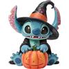 Enesco Disney Jim Shore Stitch Strega Con Zucca Figurina in Resina