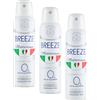 BREEZE | Deodorante spray Mediterraneo 1 x 150 ml (Confezione da 3)