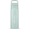 LifeStraw Go Series - Bottiglia con filtro dell'acqua a doppia parete senza BPA, in acciaio inox, da 500 ml, per viaggi e uso quotidiano; Seafoam