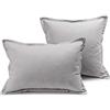 Caleffi 74986 Microfibra Modern Arredo Cuscino, Grigio