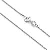 Aka Gioielli® - Collana Donna in Argento Sterling 925 Rodiato - Catenina Modello Veneziana 1 mm - Lunghezza: 40 cm