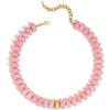 LILIE&WHITE Collane Colorate e Spesse con Perle per Donne, Girocollo da Spiaggia, Collana Arcobaleno in Resina, Gioiello Regalo per Donne, Medio, Resina, Non pietra preziosa