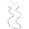 Generico Catena in vita colorata, accessorio regalo per feste da donna(Silver)