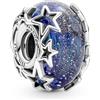 Pandora Galaxis Blau & Stern Murano-Glas Charm 790015C00 Pendente