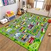 JynxtoyZeal Tappeto Stradale Tappeto Rettangolare Antiscivolo Tappeti Morbido e Accogliente Tappeti in Velluto Cristallo Stampato Colourful Area Rug per Decorare e Giocare Nella Cameretta dei Bambini 80 × 120 cm