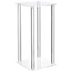 KESOTO Supporto per Fiori Trasparente, Colonne per Allestimenti alto per Vaso espositore, Decorazione da Tavolo Trasparente, Piedistallo per Feste di Compleanno, Centrotavola Matrimonio, 40 Cm