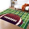 Generic Tappeto Con Illusione Ottica 3D Per Soggiorno, Campo Da Rugby Tappeto Con Motivo Stampato,Tappetino Per Decorazioni Per La Casa,Tappetino Antiscivolo,Zerbino Lavabile 60 X 90 Cm - Pulizia -68734019917