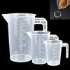 DOUSELLA 3 Pezzi Set di Misurino in Plastica 50/100/250 ML Misurino Graduato con Manico Piccolo Misurino di Precisione con Bilancia Caraffa Graduata Professionale per Laboratorio, Panetteria, Cucina