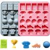 YXHZVON Stampi per cioccolatini da calcio, in silicone, 22 forme, per cioccolato, cioccolato, caramelle, gelatina