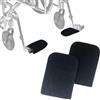 Niuhong Copri Poggiapiedi Sedia Rotelle Anziani Sedia Rotelle Copertura Piede Neoprene Cuscino Sedia Rotelle Poggiapiedi Copertura Prevenire Graffi Accessori Sedie Rotelle Antiscivolo (nero)