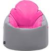 Loft 25 Pouf da giardino per adulti | Comodo giocattolo per interni ed esterni, salotto | Schienale alto, resistente all'acqua, morbido al tatto | Design ergonomico leggero