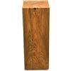 MS FACTORY Cubo in Legno di Quercia Massiccio - Cubetti di Legno Naturale Realizzato a Mano - Sgabello Legno, Colonna Decorativa, Piedistallo per Piante, Tavolino da Salotto - 20 x 20 x 70 cm