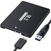 System-S NGFF B+M Key M.2 - Scheda SSD da 2,5 SATA Micro USB 3.0 Combo HDD