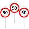 Nirecu Candeline Compleanno Numeri 50,Candele Compleanno,Candele Decorative Compleanno,Candeline Torte,Candele di Compleanni Numeriche per Feste di Compleanni,Gadget 50 anni Uomo Donna