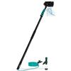 VONROC Kit pulizia pannelli fotovoltaici 7,5m VONROC - Alluminio & 3K Carbonio - Testina 5 Superfici, Tubo Acqua 11m, Dosatore Sapone - Auto, Camper, Pannelli Solari, Facciate