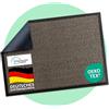 Floordirekt Sky Novo - Zerbino per ingresso, 80 x 120 cm, colore: nero ocra, per interni ed esterni, antiscivolo e lavabile, per corridoio, per porta di casa, colore: nero
