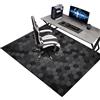 KQIEJUY Tappeto per Sedia Gaming Tappetino per Sedia da Ufficio per Pavimenti Duri Rettangolare Tappeto Gaming Ufficio Pavimento Antiscivolo Protettivo Tappetino di Protezione per Pavimento 130 x 160 cm
