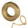 GQQG Tubo Flessibile in PVC, Alta Resistenza, per Composizioni Floreali Finte, Archi di Palloncini, Progetti Fai da Te, Decorazioni Matrimonio & Accessori per Costumi(Size:D16mm*5m,Color:Dorato)