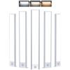 TRUMPETS Luce LED Armadio Sensore Movimento 30cm in Alluminio，5 | 3 Modalità +3 Temperature Colore, Luce Notturna USB Ricaricabile, per Cucina Scale Corridoio Garage