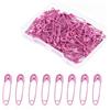 PEUTIER 250pz Spille da Balia, Mini Spille da Balia da 28mm Spille da Balia in Metallo Piccolo in Acciaio Placcato Nichel per Abbigliamento Cucito Artigianato Creazione di Gioielli (Rosa)