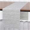 Myir JUN Runner da Tavola, Runner Tavola Moderno Runner da Tavolo PVC Termoisolante Lavabile di Alta qualità per la Decorazione di Tavoli Feste Festival Matrimoni 40 x 240 cm (Grigio Argento)