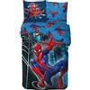 anemone Parure da letto Spiderman 140 x 200 - Copripiumino Spiderman 100% cotone (E)